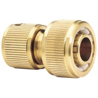 Draper Expert Brass Garden Hose Connector, 3/4\" - 36201