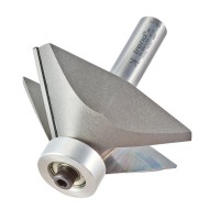 Trend 46/380x1/2TC Pro Guided Chamfer Router Cutter 45 Deg x 76.2mm Dia x 1/2 Shank