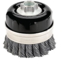 Draper Expert Steel Twist Knot Wire Cup Brush, 80mm, M14 - 52632