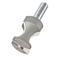 Trend 9/8X1/2TC Pro Hand Hole Staff Bead Router Cutter 17.5mm radius x 1/2 shank
