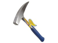 Estwing E3/22P Rock Pick Hammer with Vinyl Grip - Pointed Tip - 616g (22oz)