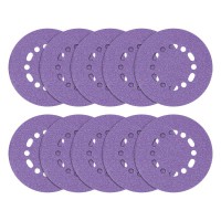 TREND AB/150/60Z - Zirconium Random Orbital Sanding Disc, 10pc, 150mm, 60 grit