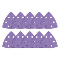 TREND AB/OSC/80Z - Zirconium Delta Sanding Sheet 10 pc 93mm 80 grit