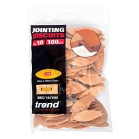 TREND BSC/10/100 BISCUITS for Biscuit Jointer Size 10 pack of 100