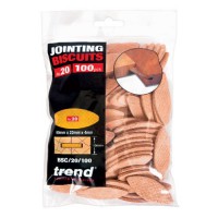 TREND BSC/20/100 BISCUITS for Biscuit Jointers Size 20 pack of 100