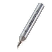 Trend C034AX1/4TC CraftPro Single Flute Straight Router Cutter 2mm Dia x 5mm Cut x 1/4 Shank