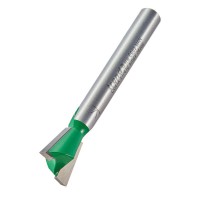 TREND C041AX1/4TC CRAFT PRO ROUTER CUTTER DOVETAIL CUTTER 104 DEG X 12.7MM DIA X 12.7MM CUT X 61.0MM O/L