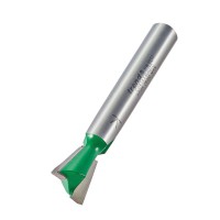 TREND C041AX8MMTC CRAFT PRO ROUTER CUTTER DOVETAIL CUTTER 104 DEG X 12.7MM DIA X 12.7MM CUT X 61.0MM O/L