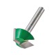 Trend C047X1/4TC CraftPro Bevel Trimmer Router Cutter 60 Deg x 10mm Cut x 1/4 Shank