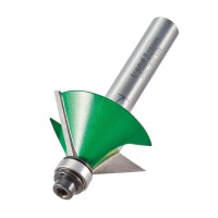 Trend C049X8MMTC CraftPro Guided Chamfer Router Cutter 45 Deg x 12.7mm Cut x 8mm Shank