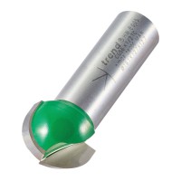 Trend C056X1/2TC CraftPro Cove Radius Router Cutter 9.5mm Radius x 12.7mm Cut x 1/2 Shank