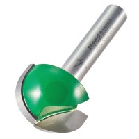 Trend C058X8MMTC CraftPro Cove Radius Router Cutter 12.7mm Radius x 15.9mm Cut x 8mm Shank