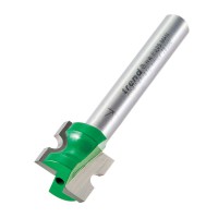 Trend C067X1/4TC CraftPro Staff Bead Router Cutter 2mm Radius x 12.7mm Cut x 1/4 Shank