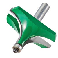 Trend C079CX1/2TC CraftPro Guided Ovolo Roundover Router Cutter 31.8mm Radius x 1/2 Shank