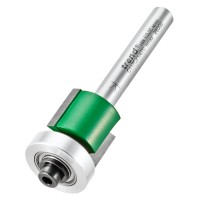 Trend C117CX1/4TC CraftPro Guided Trimmer Router Cutter 18.2mm Dia x 14mm Cut x 1/4 Shank
