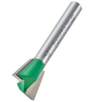 TREND C160AX1/4TC CRAFT PRO ROUTER CUTTER DOVETAIL CUTTER 104 DEG X 15.9MM DIA X 14.0MM CUT (TITAN)