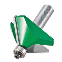 Trend C197X1/2TC CraftPro Guided Chamfer Router Cutter 45 Deg x 19mm Cut x 1/2 Shank