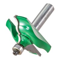 Trend C217X1/2TC CraftPro Guided Elegant Mould Router Cutter 10.5/6.5mm Rad x 1/2 Shank