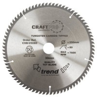 Trend CraftPro Trimming Crosscut Saw Blade - 315mm dia x 3.2 kerf x 30 bore 72T