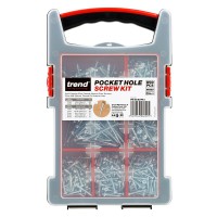 Trend PH/SCW/PK1 850pc Pocket Hole Screw Selection in Case