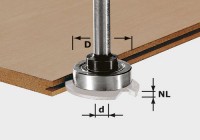 Festool 499804 Cutter Spindle for Groove Cutting Disc S8 1,5-5 KL28