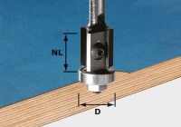 Festool 491082 Edge Trimming Cutter with Reversible Blades - 20mm Cut x 19mm Dia x 8mm HW