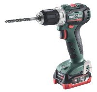 Metabo PowerMaxx BS 12 BL Brushless Drill/Driver, 2 x 12V LiHD 4.0Ah, ASC 55 Charger, Carry case