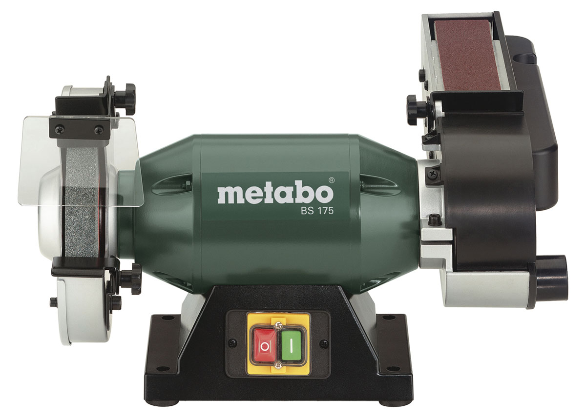 Metabo Bs 175 240v, Bench Grinder, Grinding & Belt Sander Function from