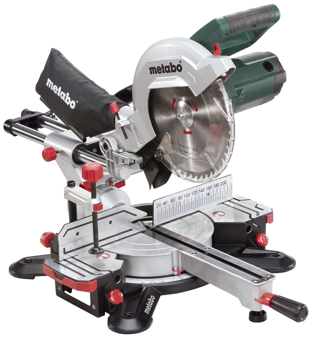 Metabo 10" Single Bevel Sliding Mitre Saw Kgs 254 M 240v from