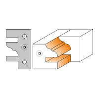 CMT PAIR OF KNIVES FOR ONE-PIECE RAIL & STILE 40X25X2 (D) FOR HEADS 694.014