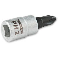 PROXXON 23730 Proxxon 1/4\" Drive Phillips Screwdriver Bit - PH1