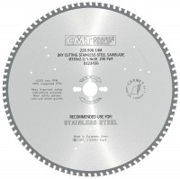 CMT Industrial Saw Blade for Stainless Steel 355 dia x 2.2 kerf x 30 bore Z90 10FWF