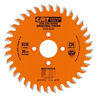 CMT Grooving / Finish Saw Blade 150mm dia x 4 kerf x 30 bore Z36 5ATB