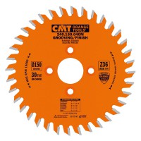 CMT Grooving / Finish Saw Blade 150 dia x 4 kerf x 30 bore Z36 5ATB