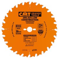 CMT Construction Saw Blade - 300mm dia x 2.8 kerf x 30 bore Z20 5ATB