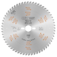 CMT Low Noise Finishing Saw Blade - 260mm dia x 2.5 kerf x 30 bore Z60 10 ATB