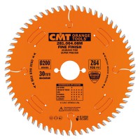 CMT Industrial Finish Saw Blade - Laminated POS 200 dia x 3.2 kerf x 30 bore Z64 TCG