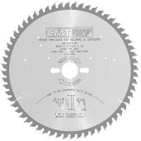 CMT XTreme Laminated and Chipboard Saw Blade 250mm dia x 3.2 kerf x 30 bore Z60 FFT