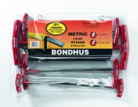 Bondhus T-Handle Ball End ProGuard Hex Driver Sets