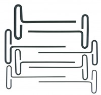 BONDHUS LTX80P-6 T-Handle Loop Hex Driver Set L6\" - 8 pcs - 3/32\"-1/4\", 15432