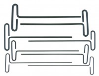 BONDHUS LTX80MP-9 T-Handle Loop Hex Driver Set L9\" - 8 pcs - 2mm-10mm, 15587