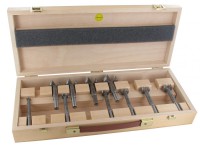 Famag 1633510 Cylinder boring bit Set of 10 pcs in Wooden Case
