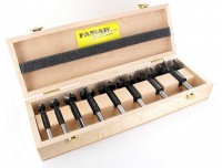 Famag 1663508 TCT-Bormax Forstner Bit Carbide-Tipped Set of 8 pcs in Wooden Case