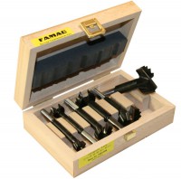 Famag 1663606 TCT-Bormax Forstner Bit Carbide-Tipped Set of 6 pcs in Wooden Case