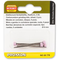 PROXXON 28776 Proxxon Corundum Grinding Bit Aspirin 6mm Dia. (Pkt 5)
