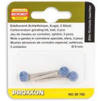 PROXXON 28782 GRINDING BITS (SPHERICAL) (PK3)