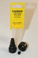 Famag Depth Adjusting collar Set of 7 pcs 3-12 mm in plastic tube