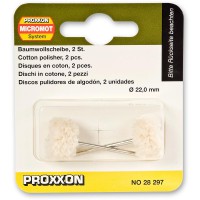 PROXXON 28297 COTTON POLISHER 22MM (PK2) 28297