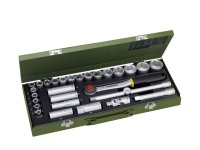 Proxxon Socket Set with Ratchet - 29pc 1/2\" Drive - 23000