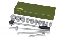Proxxon Socket Set with Ratchet - 14pc 3/4\" Square Drive - 23300